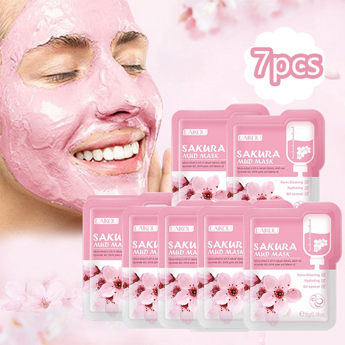 7pcs Mud Face Mask